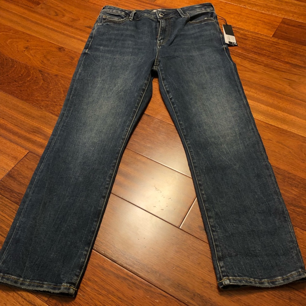 Sz 31 True Religion Jennie Cropped Straight Jean